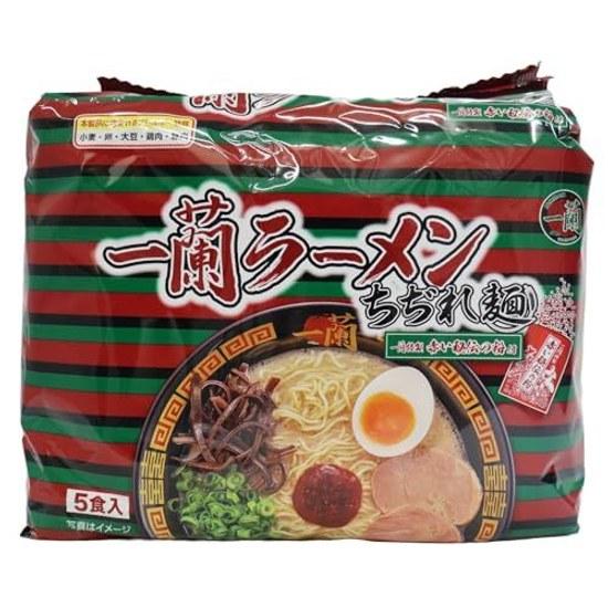Ichiran Ramen Chijire Noodles Special Secret Powder Included (5 servings)
