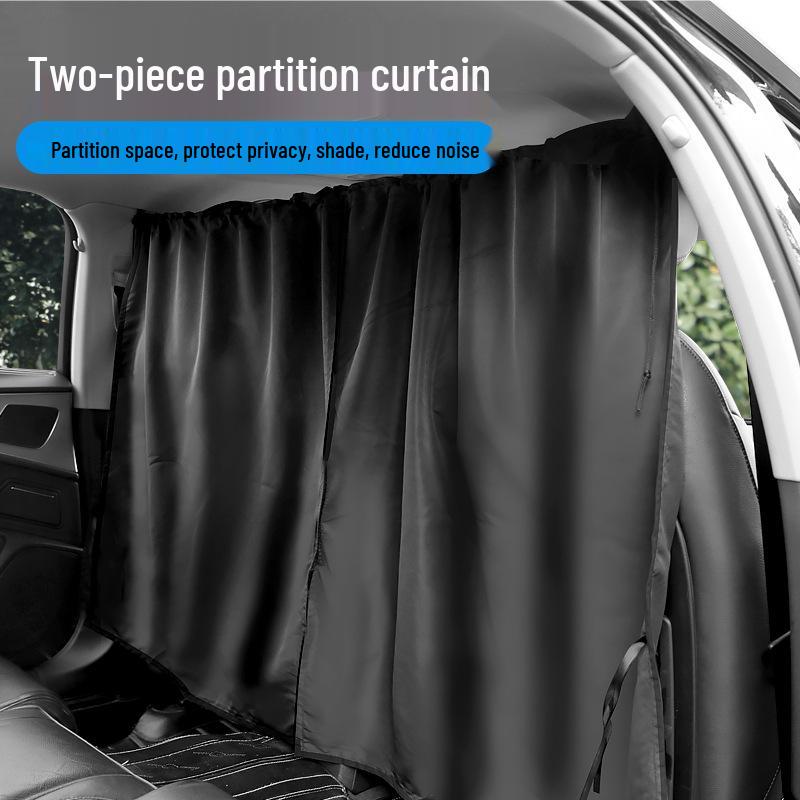 Car Sunshade Blackout Curtain: Privacy & Heat Insulation for Front & Rear Rows