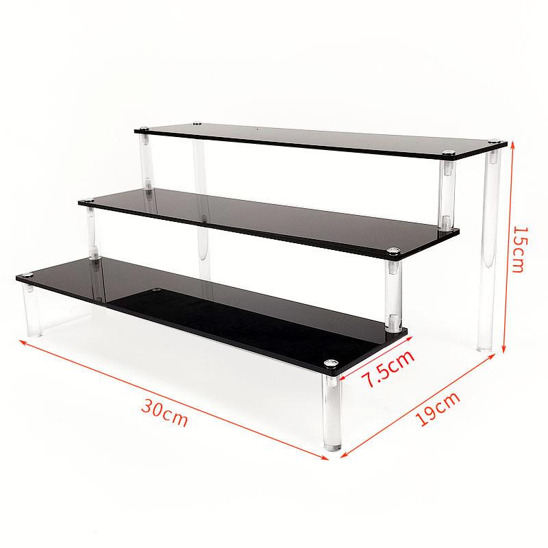 1-3 Tiers Acrylic Perfume Organizer Shelf  Ins Cosmetic Makeup Display Stand Cupcake Doll Desktop Shelves Storage Holder