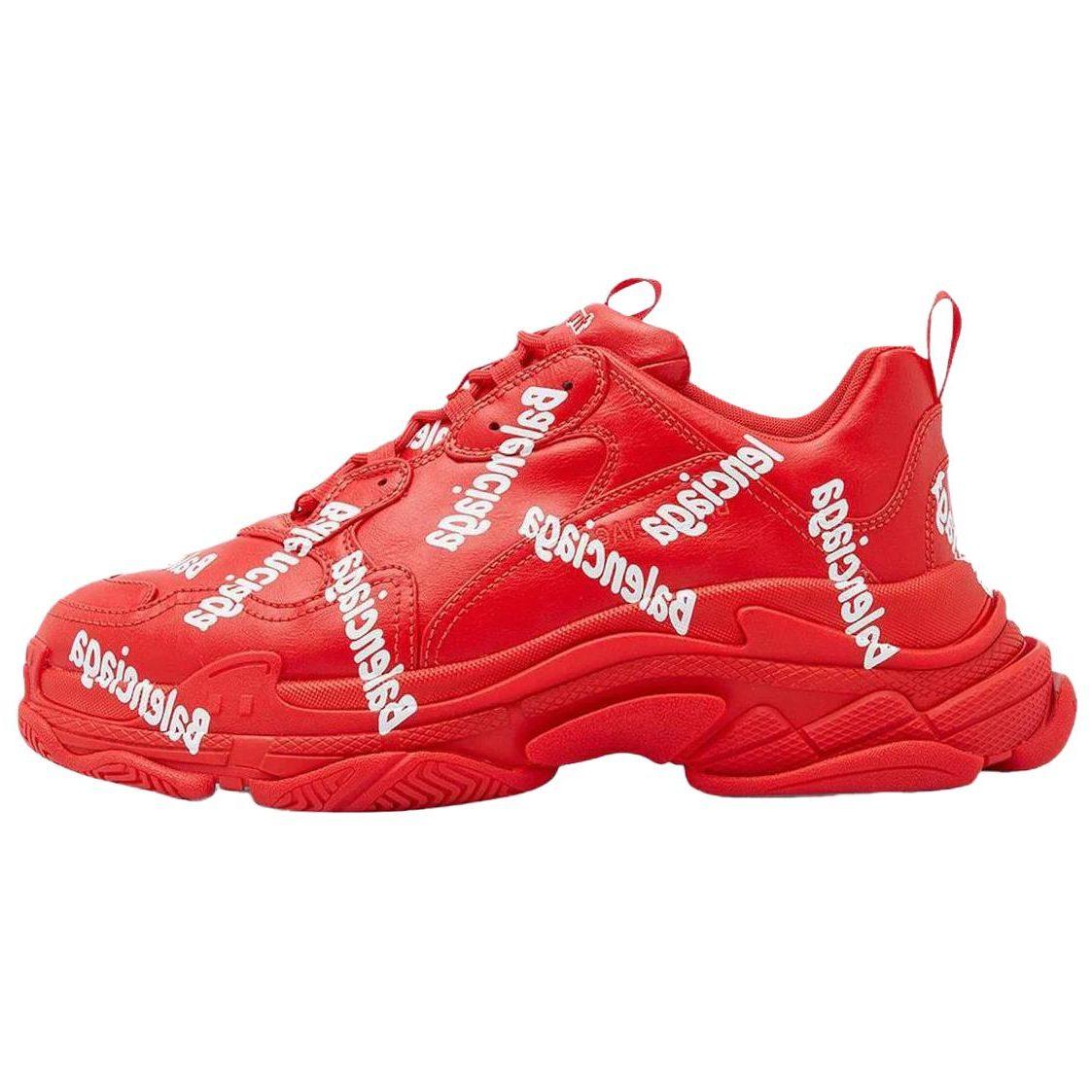 Balenciaga Triple S All Over Tomato