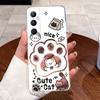 Casing For Realme C65 4G RMX3910 Case Aesthetic Cute Cat Astronaut Soft Silicone Cover For Realme C65 4G Transparent Phone Case