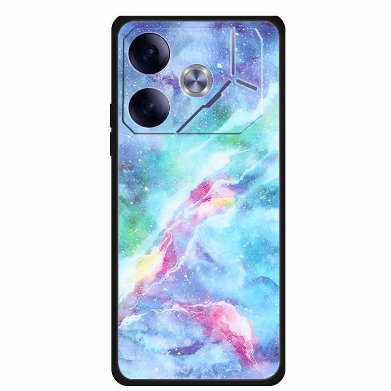 

Phone Cover For Tecno Pova 6 Case Floral Animal Silicone Bumper Soft TPU Case for Tecno Pova 6 Funda Protector Shockproof Cover Tecno Pova 6