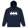 Batman Unisex Adult Monochrome Logo Hoodie