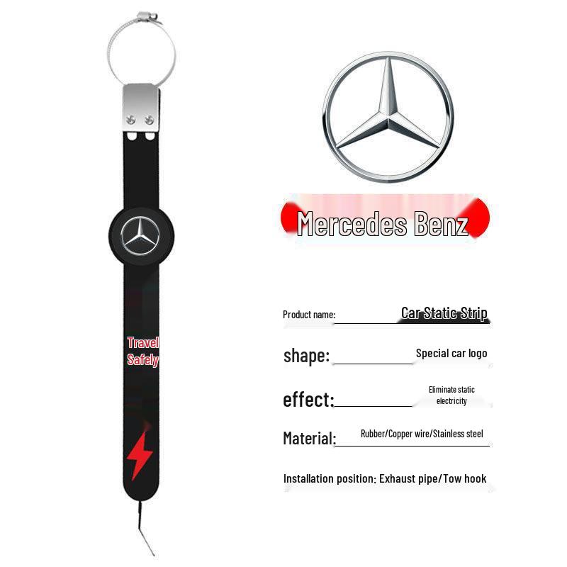 Anti-Static Car Grounding Strap for Exhaust Pipe Static Removal