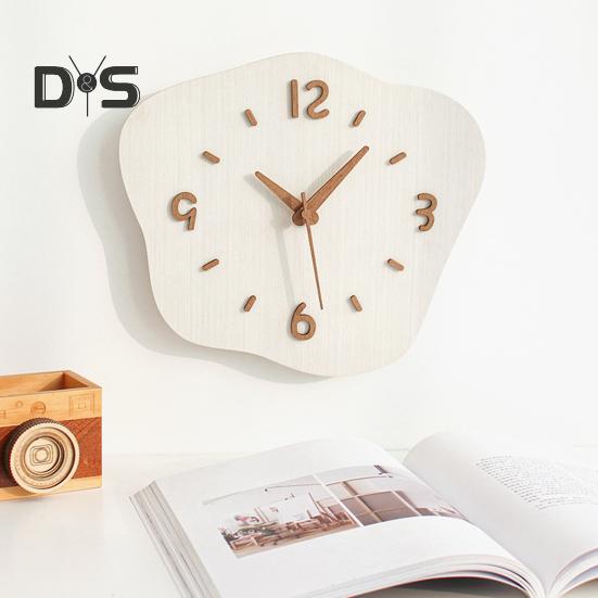 Decorative Clock High Precise Easy To Install Cloud Shaped Battery Powered Non-Ticking Silent Wall Clock