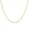 925 Sterling Silver Stylish Exquisite Cut Paper Clip Necklace Necklace Birthday Party Jewelry Gift