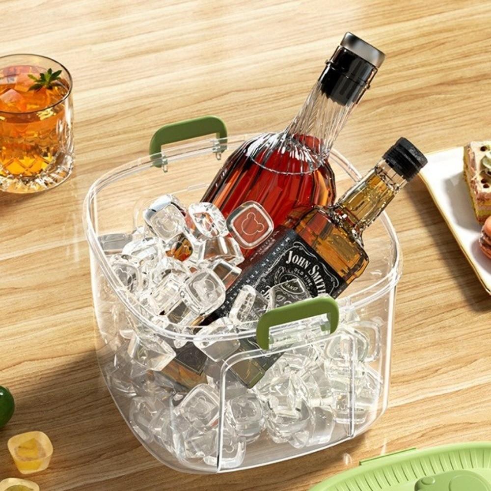 Large Capacity Press Ice Tray 25 Grid Ice Storage Tray Ice Cube Mold  Household Use