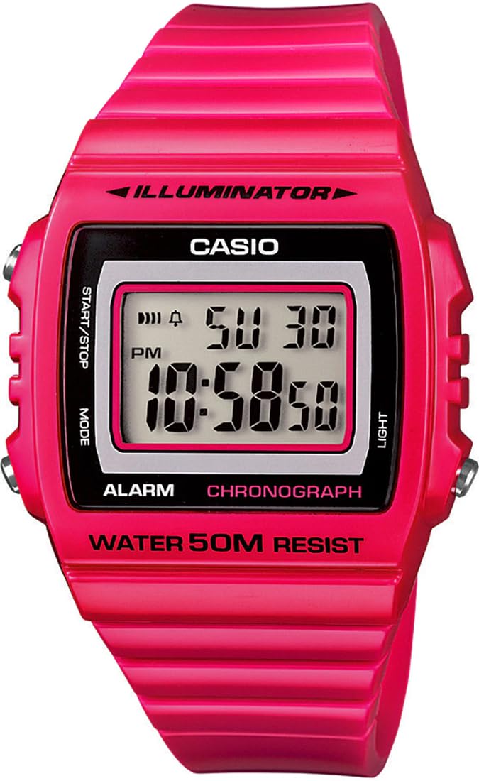 

[Casio] Стандартные цифровые часы CASIO W-215H-4AV мужские и женские глянцевые розовые зарубежные модели [Параллельный импорт]