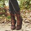 Women's high heels lace women's boots for autumn and winter 2026 Winter women's boots women's leather boots