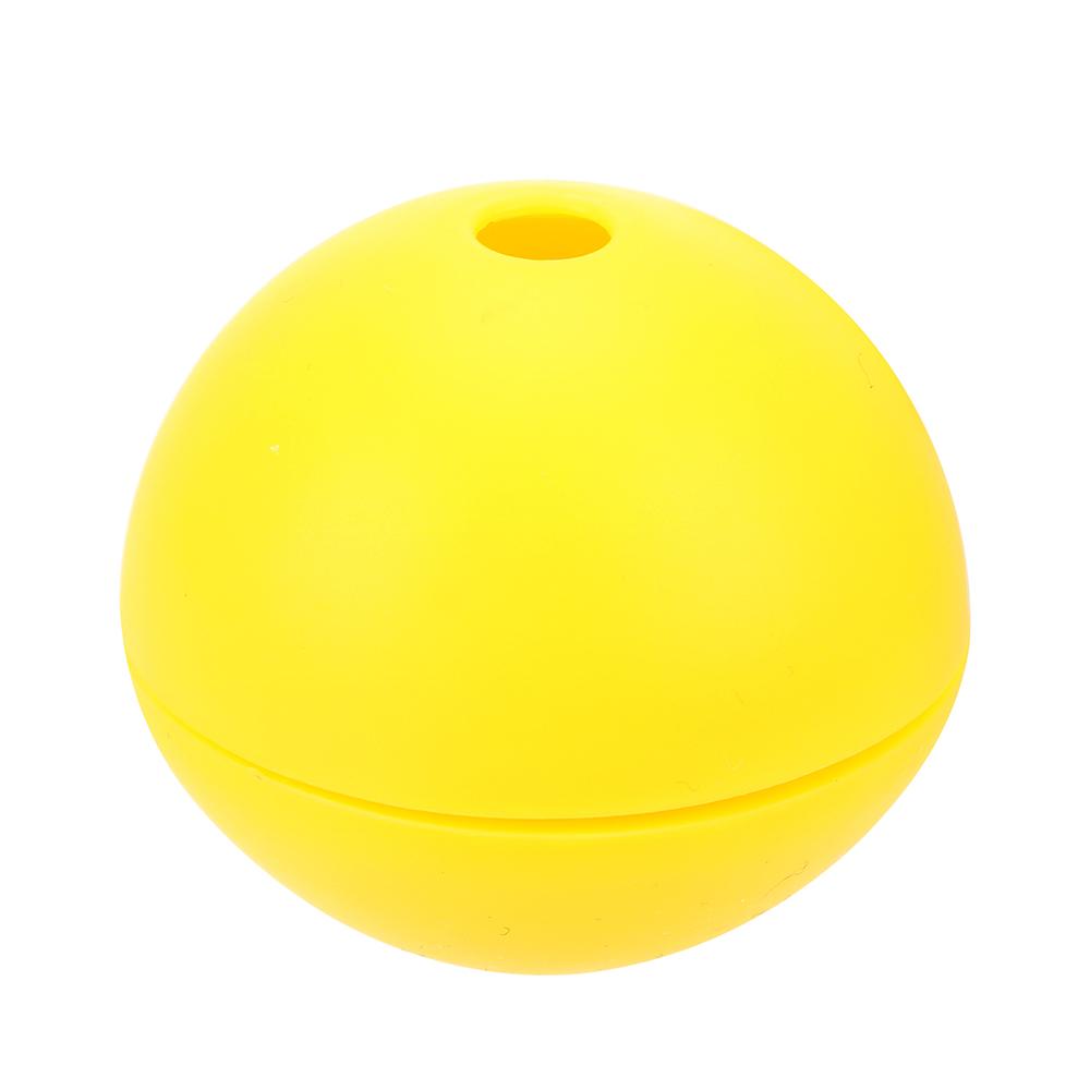 

Виски Вино Коктейль Кубик льда Футбол Однокорпусная форма для выпечки Ледяной Шарик Изготовитель Силиконовая форма для льда Кухонные принадлежности для выпечки yellow