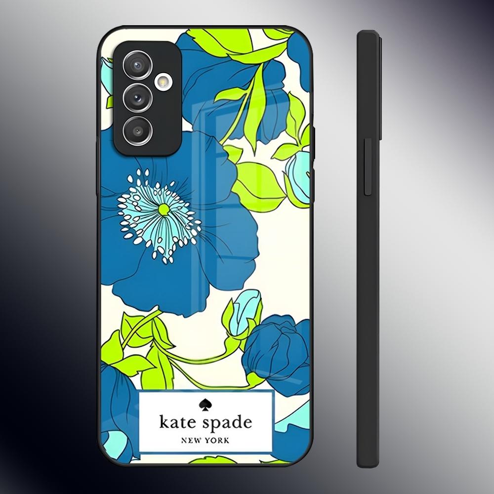 

Чехол для телефона K-Kates S-Spades с рисунком цветов Для Samsung S26 S24 Ultra S23 S22 S21 Fe S25 Plus A54 A34 A24 A53 A13 A16 Стеклянная крышка Samsung s21plus