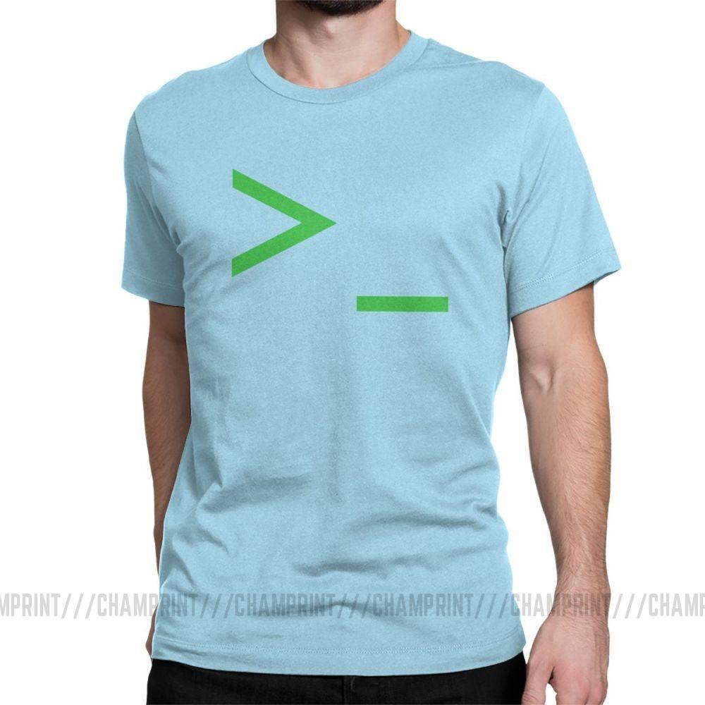 Command Prompt Men's T Shirt Unix Shell Command Line Prompt Code Programming Tees Short Sleeve O Neck T-Shirt Cotton Summer Tops