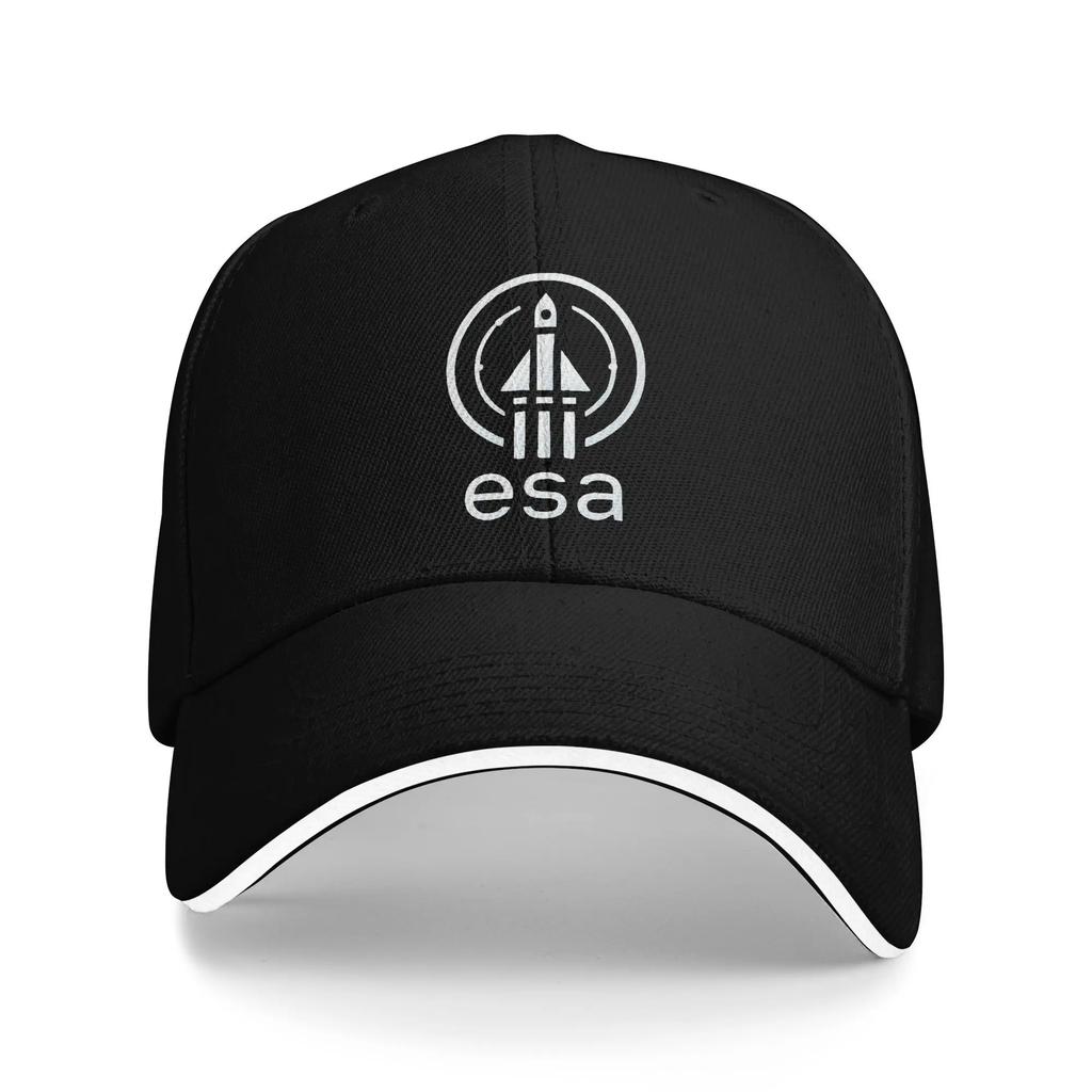 Kollektion Sieben Verschiedene Stile ESA Schwarze Camping Baseballkappen für Erwachsene Unisex Strand Sonnenhut Schirmmütze
