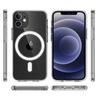 Case for iPhone 12 MINI - Phonillico - Transparent Silicone - Magnetic Circle - Flexible - Shockproof