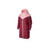 Down Jackets Women's Red Hooded Moderate Reversible 939441-697