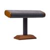 Elegant Jewelry Showcase With Walnut Frame And Velvets Texture Flat Tube Design Display Stand Organiser