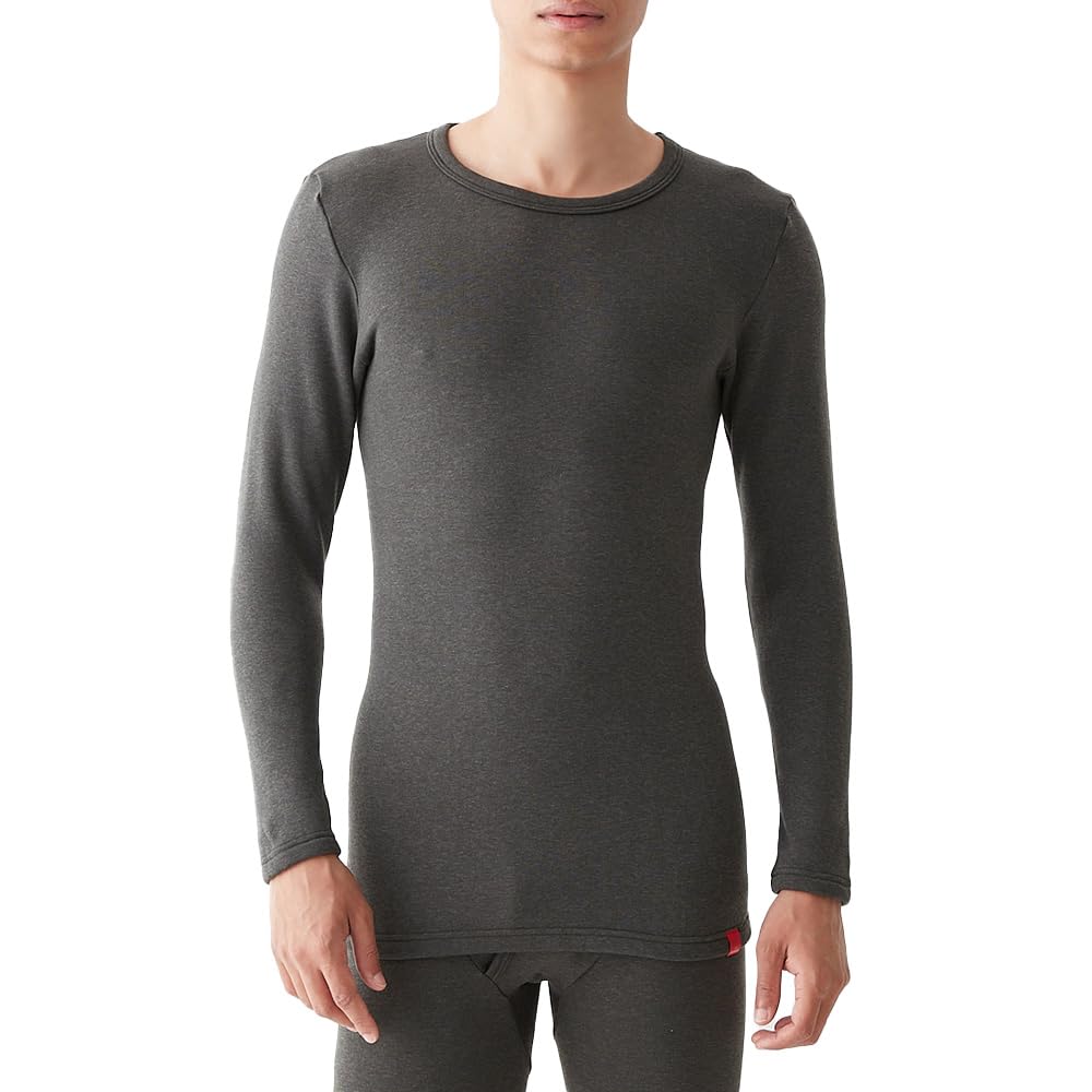 Gunze Hot Magic Extreme Long Crew Neck Inner Shirt, MH0808N/MH0808C