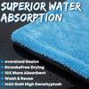 1000GSM Ultra-Thick Drying Towel for Car/Motorcycle Oversized 60x90cm Cleaning Cloth Soft High Absorbent Car Detailing Towels