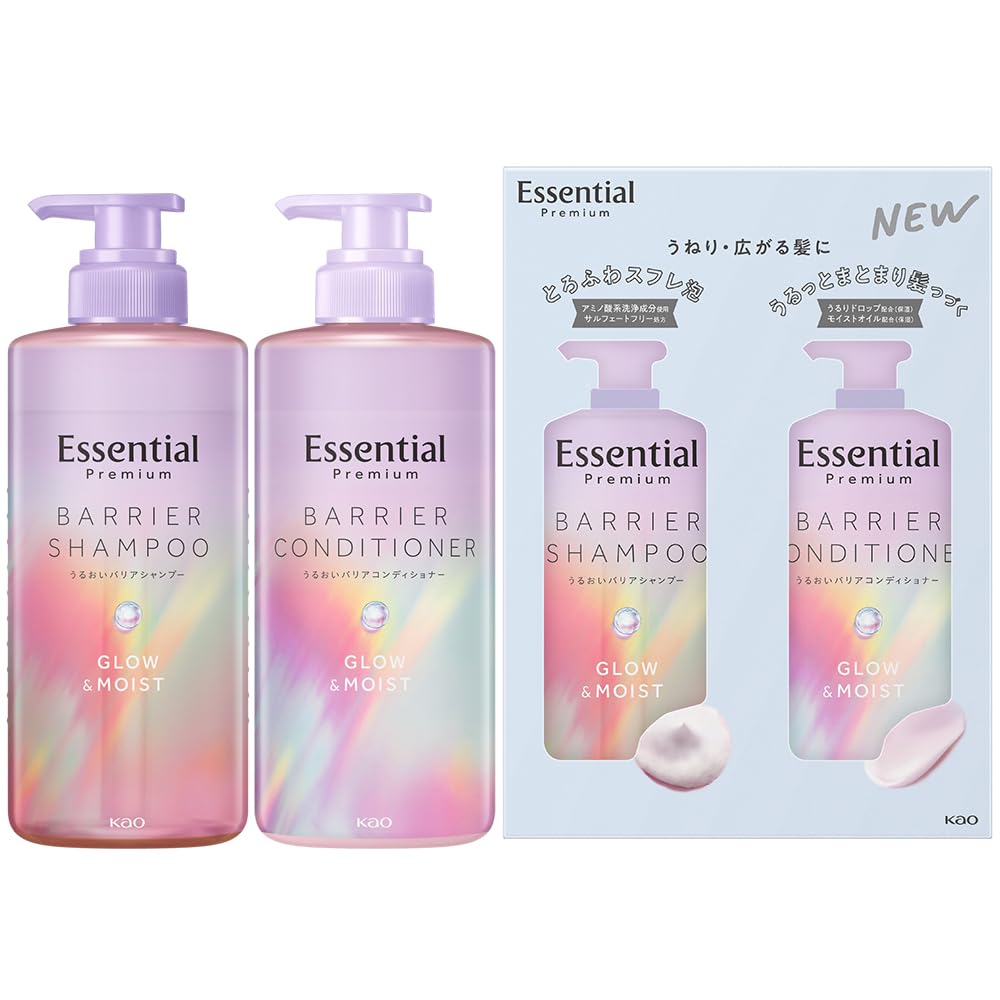 

Essential Premium Moisture Barrier Шампунь Glow Moist Pump Set 900 мл &