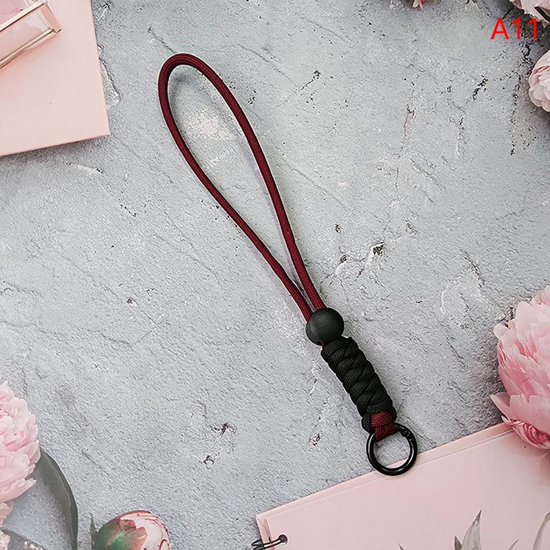 

1 шт. цветной узел мобильный шнурок креативный короткий плетеный шнурок мобильный телефон чехол брелок может быть съемным анти-потеря