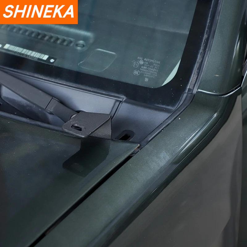 SHINEKA Engine Hood LED Light Mounting Bracket Work Light Holder Spotlight Support Stand for Suzuki Jimny 2012-2017 Accessories
