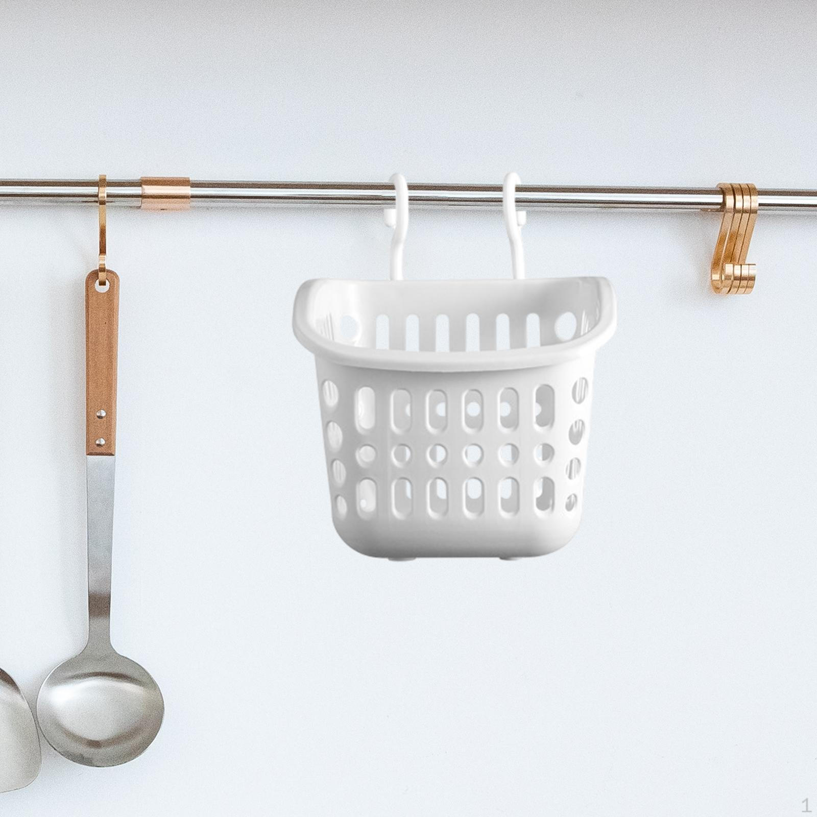 

Подвесная корзина для ванной комнаты, аккуратный органайзер большой емкости для душа для кладовой 22cmx17.5cmx17.3cm