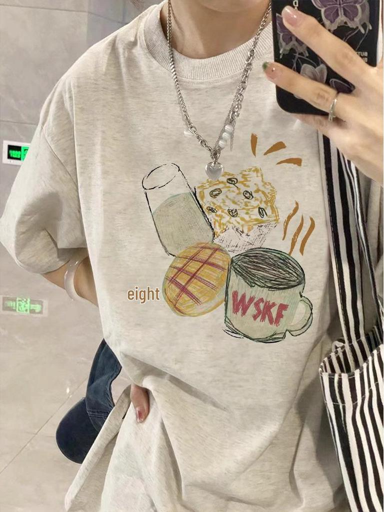Vintage American Retro Women’s Oversized Cotton T-Shirt, Summer 2025 Collection