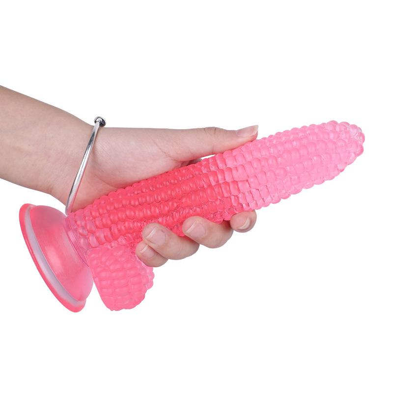 Particles Stimulate Corn Dildo with Suction Cup Butt Plug Sexe Jueguetes Sexuales Adult Anal Plug Erotic Mens Masturbator Pleasu