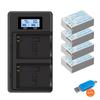 PALO 1400MAh NB-10L NB10L + Caricabatterie LCD con Porta Tipo C e Cavo USB per Canon G1X G15 G16 SX40HS SX50HS SX60HS SX40 SX50