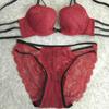 Adjustable Sexy Lace Gathering Underwear Comfortable Thin Cup Women Back Bra Set