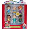 Pack 6 Figurines CoComelon - BANDAI - Figurines 7cm À Collectionner - JJ, Yoyo, TomTom, Cody Et Nina