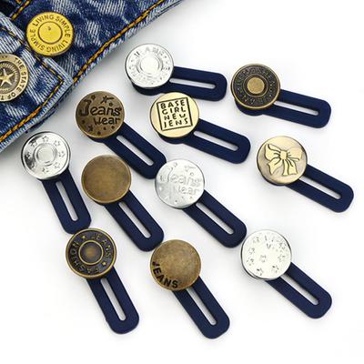 No Sewing Removable Jeans Trousers Pants Waist Lengthen Extender Metal Button