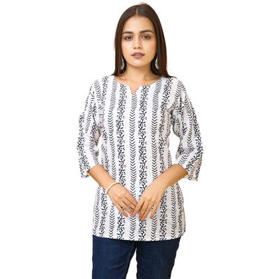 Women Designer Casual Wear Short Kurti Set Indian Bollywood Ethnic Top Kurta Set