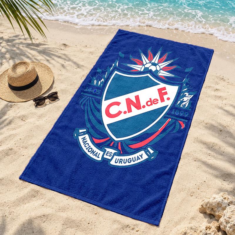 Club Nacional Football Microfiber Beach Towel Quick Dry Sand Free Lightweight Beach Towels for Travel Swimming Camping