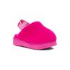 UGG Kids  Sheepskin Round Toe Elastic Band Sandals Kids Sandals Rose-Red 1123633T-RCR