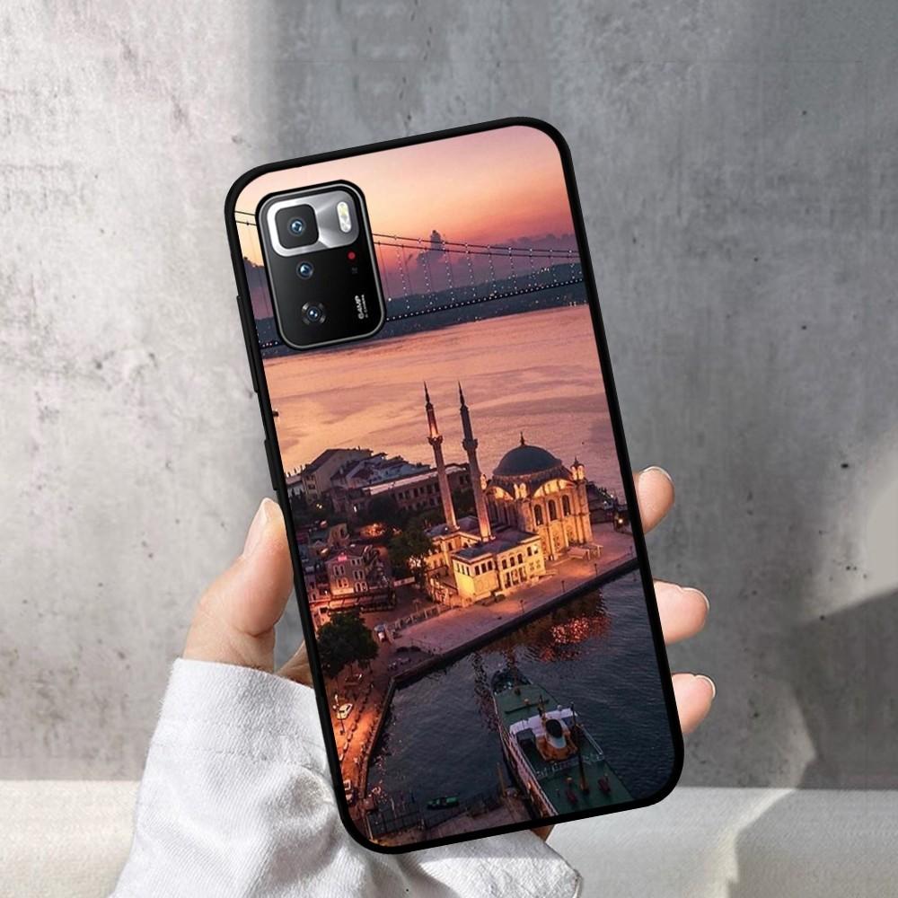 Turkey Istanbul Scenery Phone Case For Redmi Note 4 X 5 A 6 7 8 Pro T 9 Pro 9S 10 Pro 11 Pro 11S 11Epro PocoM3pro