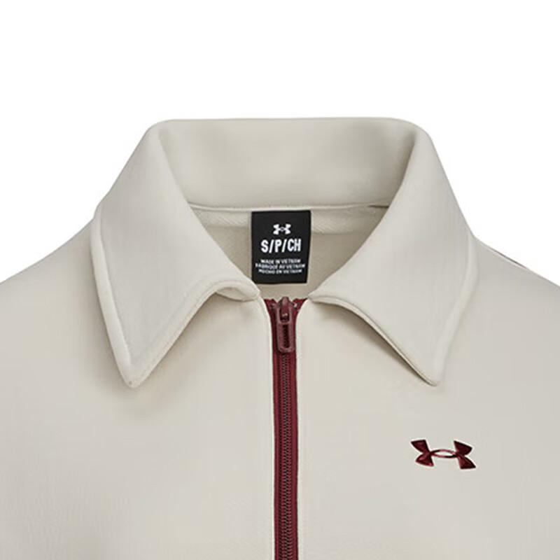Under Armour New Spring Collection Casual Sports Series Brand Logo Fashion Simple Polo Collar Loose Sweatshirt Women Sweatshirt Rock 6006009-279