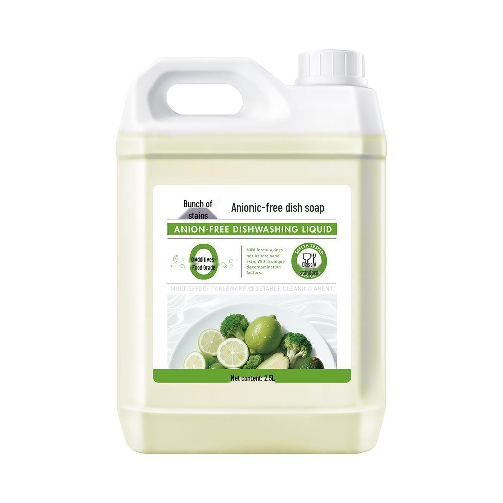 Custom 20KG Anion-Free Food Grade Dish Soap for Kitchen & Produce