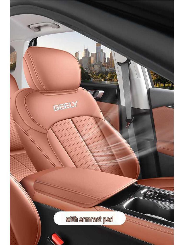 Premium Full Coverage Seat Covers for 2026 5th Gen Geely Emgrand, All-Season Car Seat Cushions