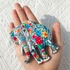 Cute Elephant Bohemian Pattern Resin Relief Magnet Traditional Design Stereo Relief For Refrigerator Travel Souvenir Magnetic