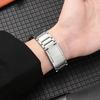 For Samsung Galaxy Fit3 Watch Band 3-Bead Turtle Back Buckle Titanium Alloy Strap