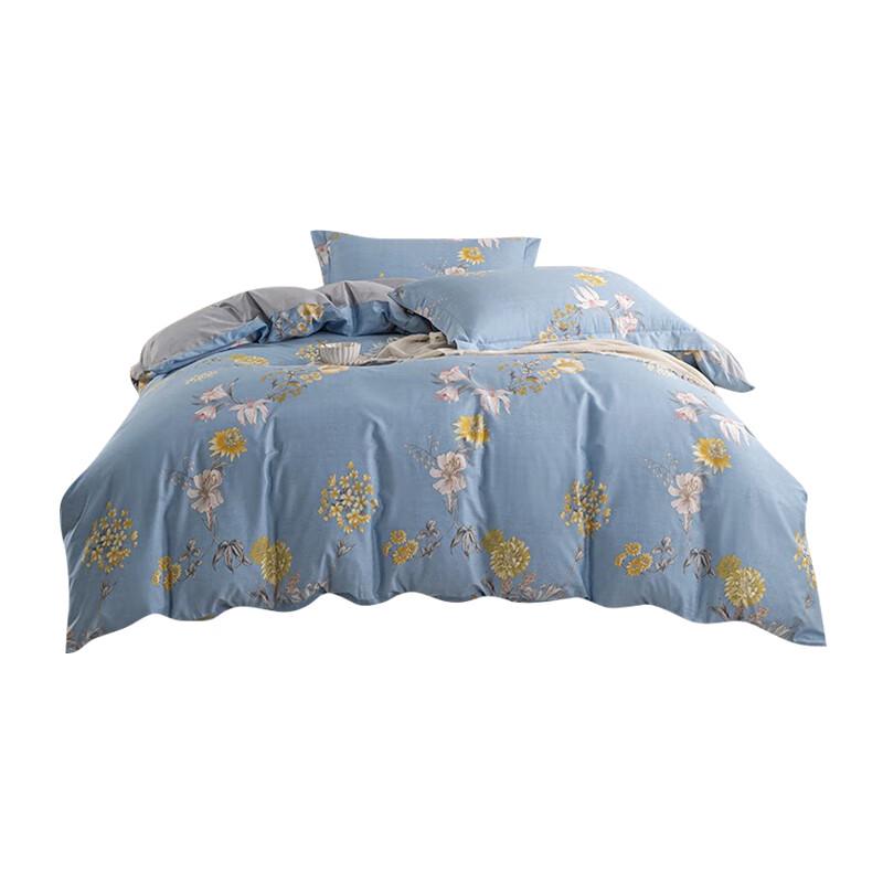 Dohia All-Cotton Simple Four-Piece Bedding Set