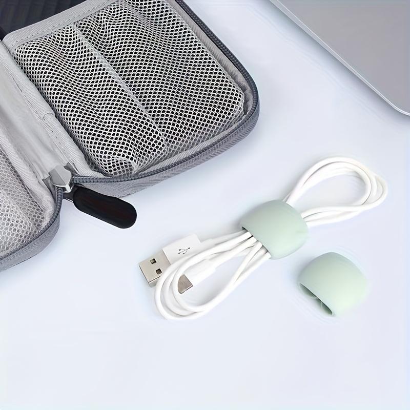 10pcs Multi-Functional Cable Organizer Clips, Suitable for Charging Cords and Earphone Wires , Anti-Tangle Storage Solution