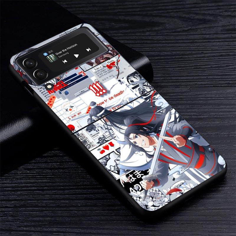 Mo Dao Zu Shi MDZS Manga Z Flip 7 Phnoe Case For Samsung Z Flip 6 5 4 3 5G Galaxy ZFlip7 ZFlip4 ZFlip5 ZFlip6 ZFlip3 Phone Cover