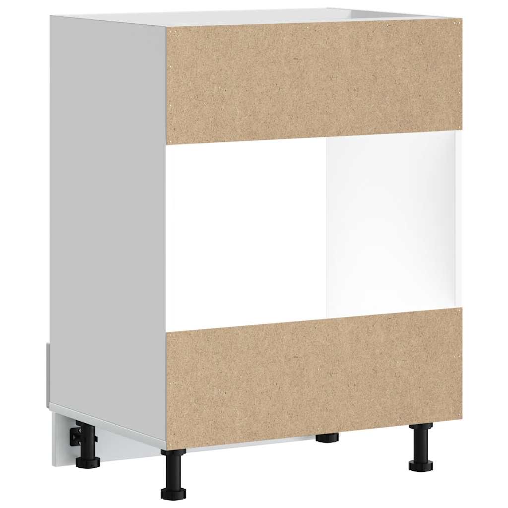 Einbauschränke für Küchenmöbel, weiß 60x46x81cm