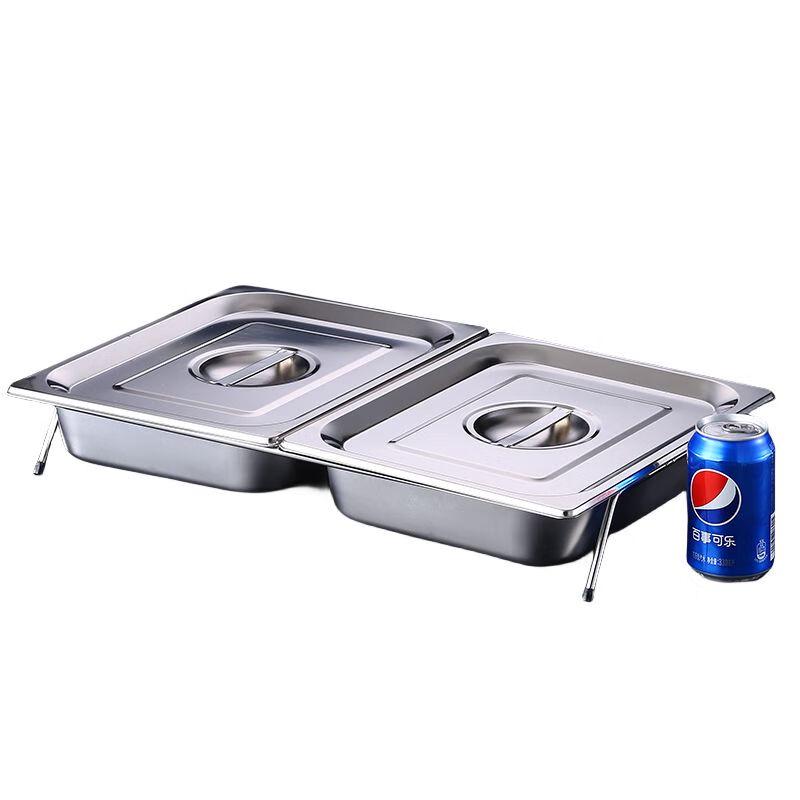 Stainless Steel Gastronorm Food Display Pan with Lid