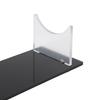 Acryl-Leuchtenschwert-Halter – Platzsparend, Multifunktional, Schwarz