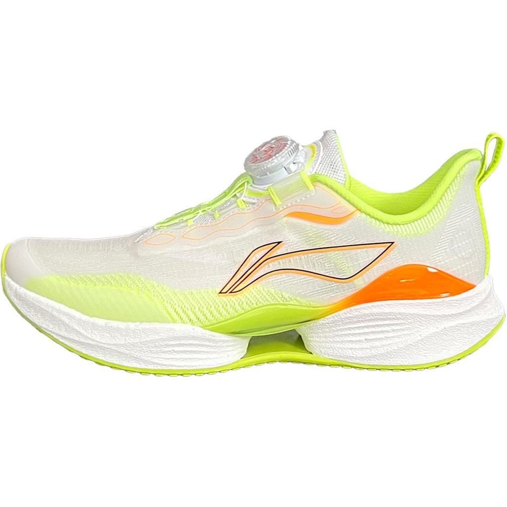 Li Ning Kids Ultra Light Comfortable Low Top Running Shoes Men sneaker White Green YKFV042-5