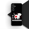 Yorkshire Terrier Yorkie Dachshund Dog Phone Cover Case for OPPO A18 A16 A80 A40 A17 A15 A38 A78 A79 A54 A57 A58 A60 4G 5G
