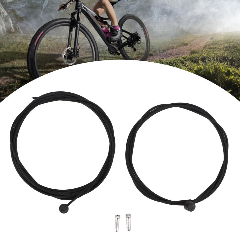 Bicycle Brake Shifting Inner Cable Core Bike Front and Rear Brake Line Core Set with Wire Tail